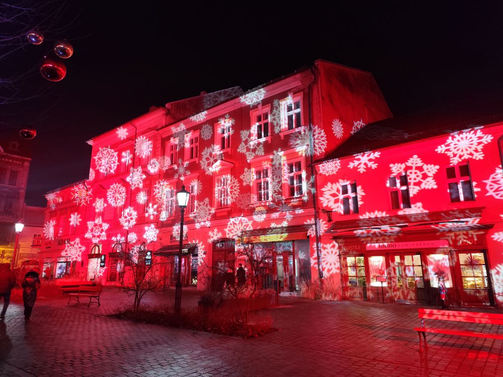 Mapping na placu Wojska Polskiego Święta na Starówce