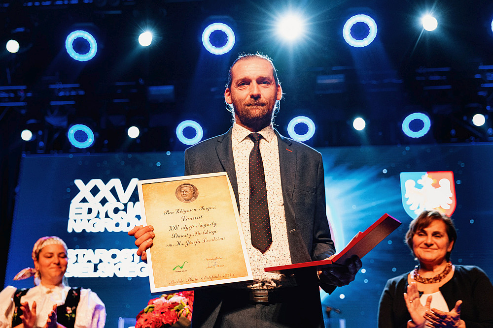 Zbigniew Targosz - laureat nagrody / fot. Bartek Hałat