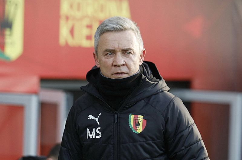 Na zdjęciu Mirosław Smyła - był trener Korony