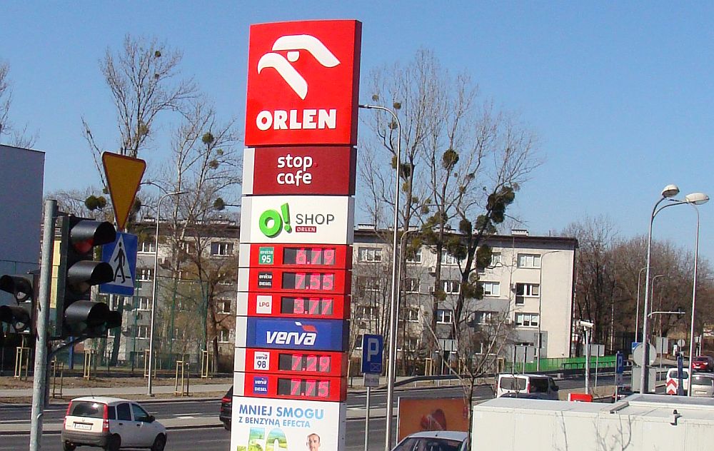 Ceny na stacja paliw Orlen